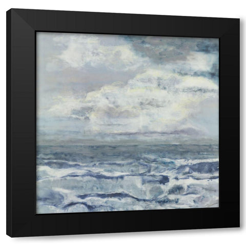 Water Bearer Black Modern Wood Framed Art Print with Double Matting by Shanti, Shima