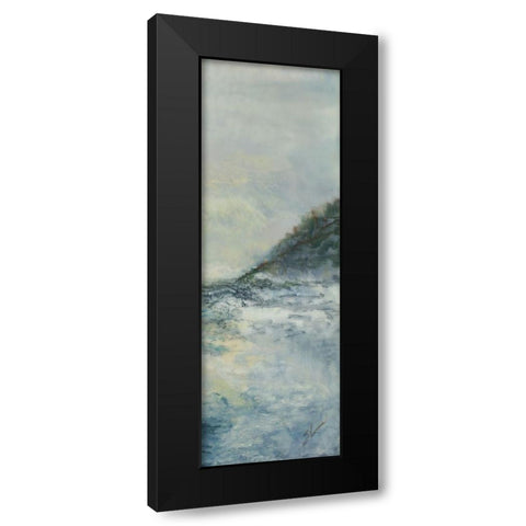 Estuarine II Black Modern Wood Framed Art Print by Shanti, Shima