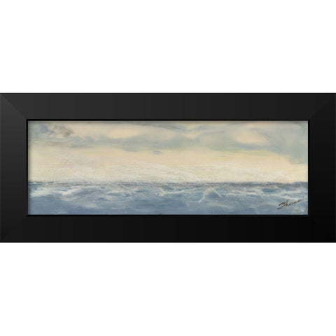 Above the Firmament II Black Modern Wood Framed Art Print by Shanti, Shima