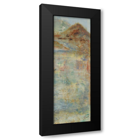 Send Rain II Black Modern Wood Framed Art Print by Shanti, Shima