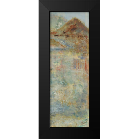 Send Rain II Black Modern Wood Framed Art Print by Shanti, Shima