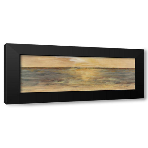 Color of Silence II Black Modern Wood Framed Art Print with Double Matting by Shanti, Shima