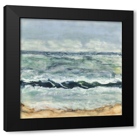Coming Into Focus Black Modern Wood Framed Art Print with Double Matting by Shanti, Shima