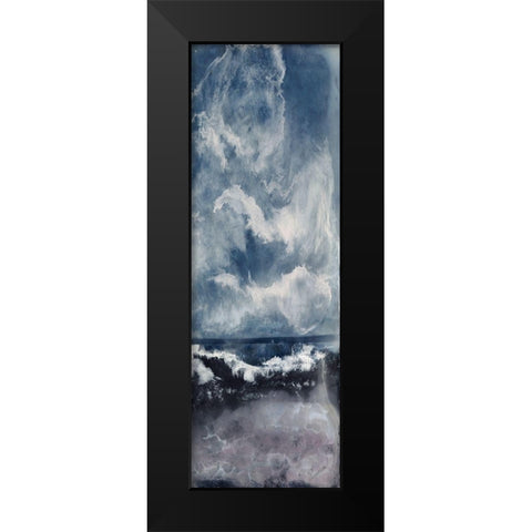 I See You II Black Modern Wood Framed Art Print by Shanti, Shima