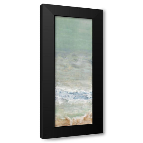 Coming Ashore II Black Modern Wood Framed Art Print with Double Matting by Shanti, Shima