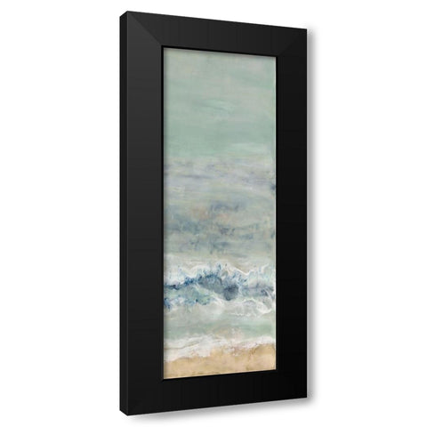Coming Ashore IV Black Modern Wood Framed Art Print by Shanti, Shima