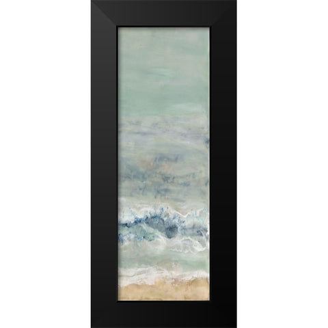 Coming Ashore IV Black Modern Wood Framed Art Print by Shanti, Shima