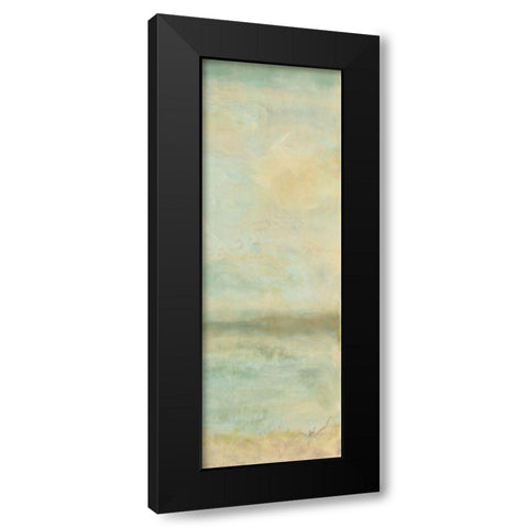 Serenity II Black Modern Wood Framed Art Print with Double Matting by Shanti, Shima
