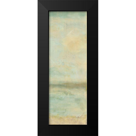 Serenity II Black Modern Wood Framed Art Print by Shanti, Shima