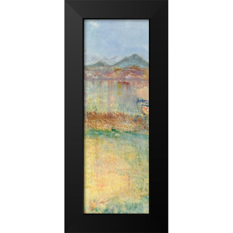 Send Rain I Black Modern Wood Framed Art Print by Shanti, Shima