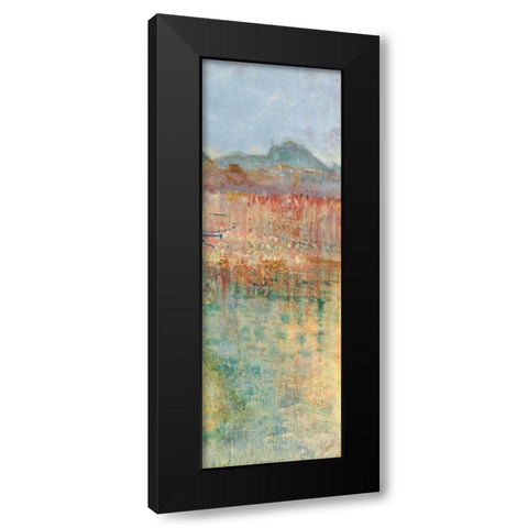 Send Rain II Black Modern Wood Framed Art Print with Double Matting by Shanti, Shima
