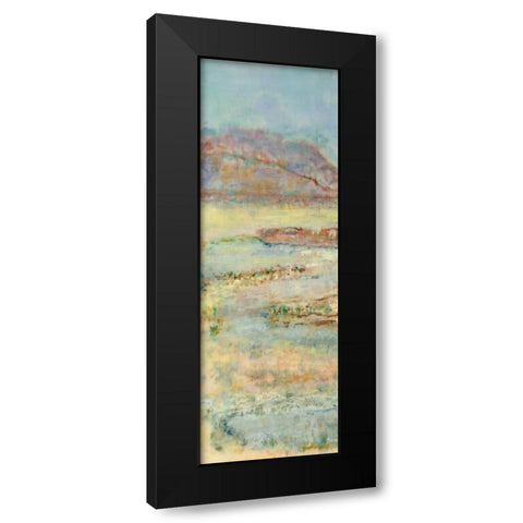 Solo Journey I Black Modern Wood Framed Art Print by Shanti, Shima