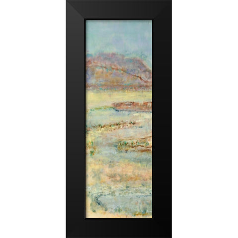 Solo Journey I Black Modern Wood Framed Art Print by Shanti, Shima