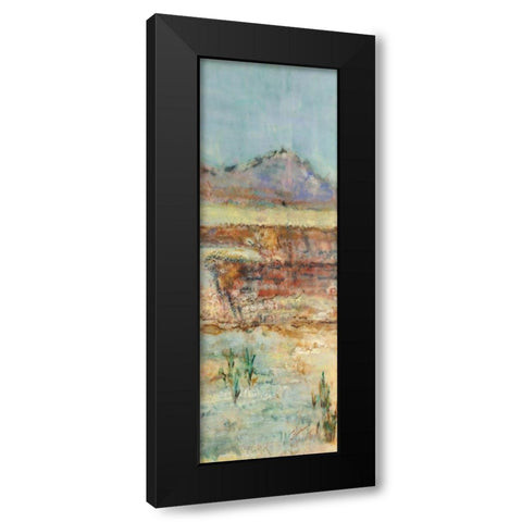 Solo Journey II Black Modern Wood Framed Art Print by Shanti, Shima