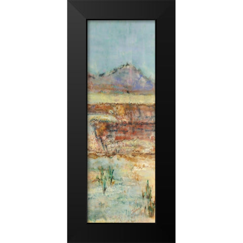 Solo Journey II Black Modern Wood Framed Art Print by Shanti, Shima