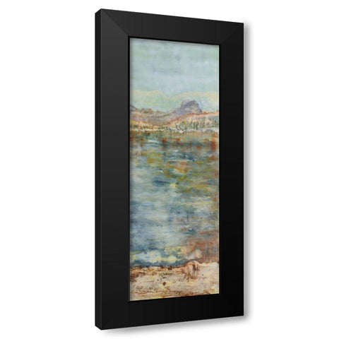 Thirsting II Black Modern Wood Framed Art Print with Double Matting by Shanti, Shima