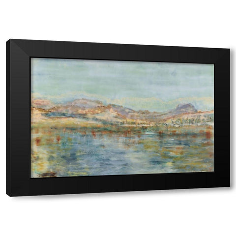 Thirsting III Black Modern Wood Framed Art Print with Double Matting by Shanti, Shima