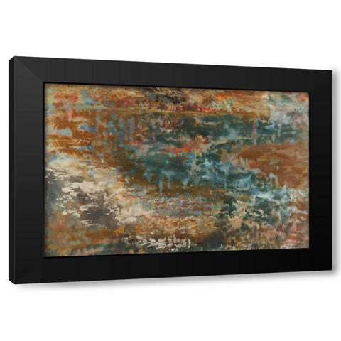 Wending Way IV Black Modern Wood Framed Art Print with Double Matting by Shanti, Shima