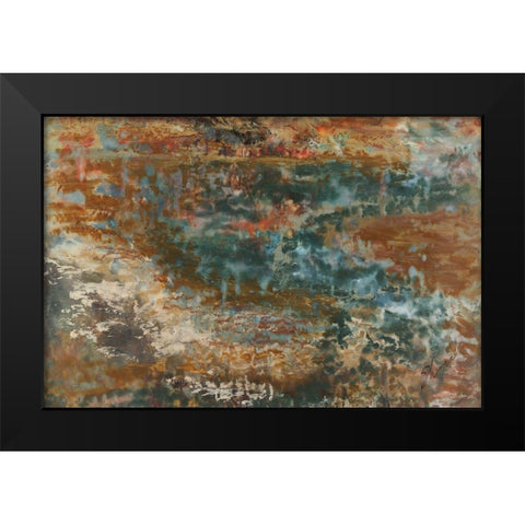Wending Way IV Black Modern Wood Framed Art Print by Shanti, Shima
