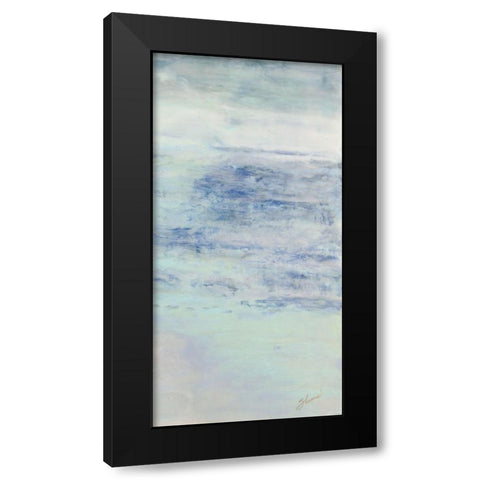 Lighting the Way II Black Modern Wood Framed Art Print with Double Matting by Shanti, Shima