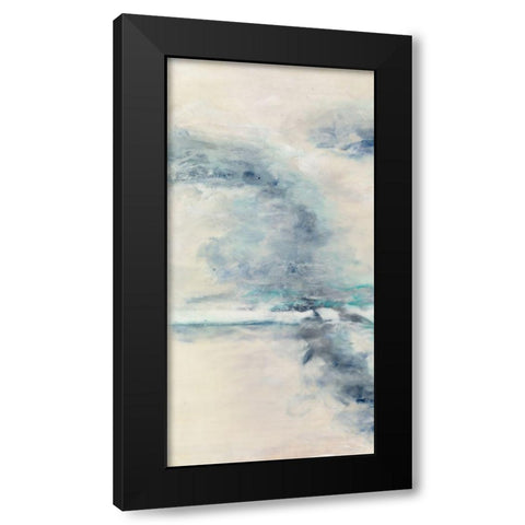 Divergence I Black Modern Wood Framed Art Print by Shanti, Shima