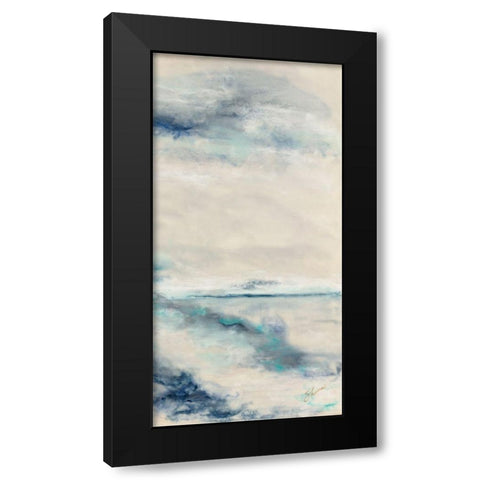 Divergence II Black Modern Wood Framed Art Print with Double Matting by Shanti, Shima