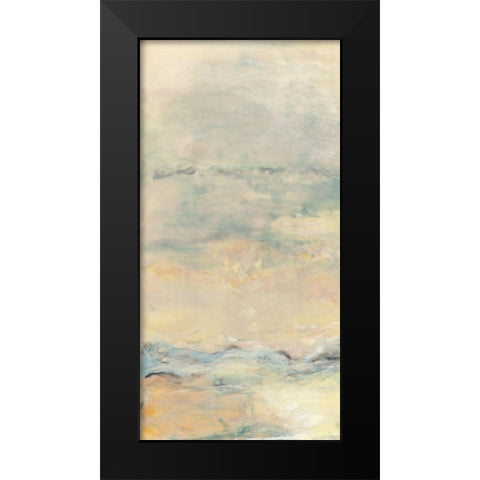 Quietude I Black Modern Wood Framed Art Print by Shanti, Shima