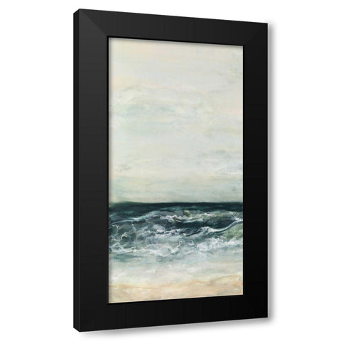 What Lies Beyond I Black Modern Wood Framed Art Print with Double Matting by Shanti, Shima