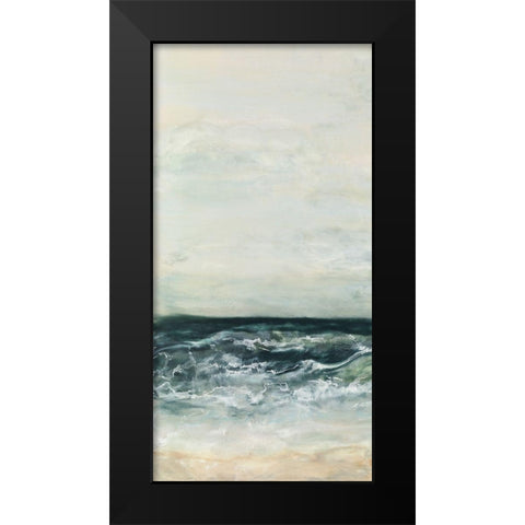 What Lies Beyond I Black Modern Wood Framed Art Print by Shanti, Shima