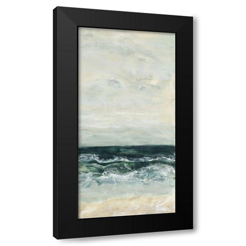 What Lies Beyond II Black Modern Wood Framed Art Print with Double Matting by Shanti, Shima
