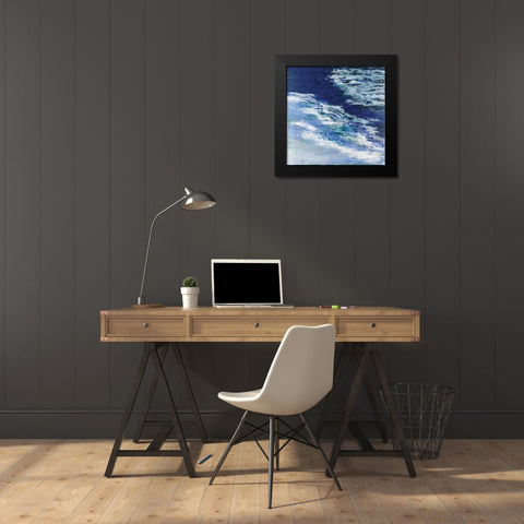 Planes of Existence Black Modern Wood Framed Art Print by Shanti, Shima