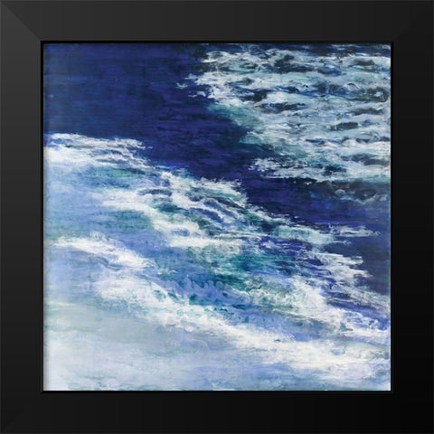 Planes of Existence Black Modern Wood Framed Art Print by Shanti, Shima