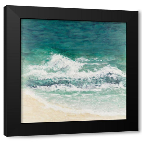 Peace Awaits Black Modern Wood Framed Art Print by Shanti, Shima