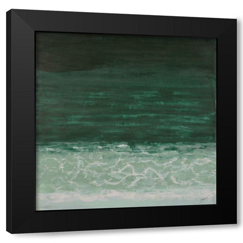 Beyond the Beyond Black Modern Wood Framed Art Print with Double Matting by Shanti, Shima