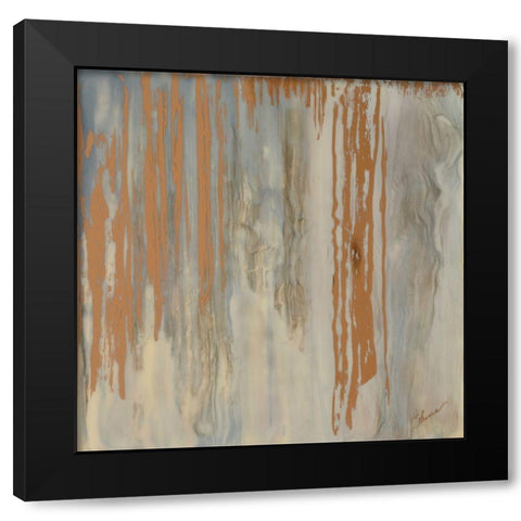 Ill Be There Black Modern Wood Framed Art Print by Shanti, Shima