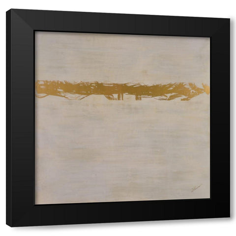 Coronation Black Modern Wood Framed Art Print by Shanti, Shima