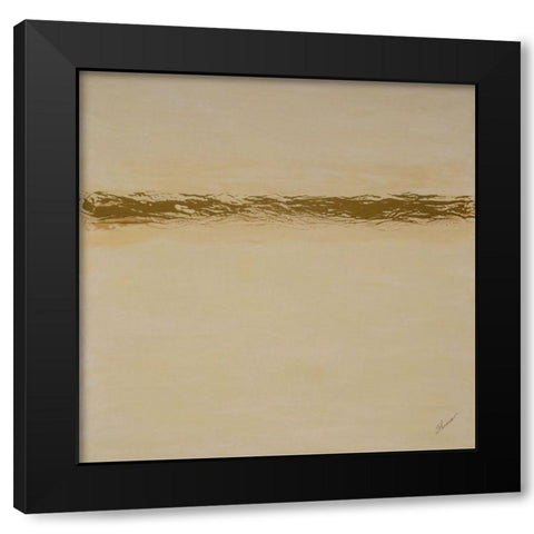 Ceaseless Prayer Black Modern Wood Framed Art Print with Double Matting by Shanti, Shima