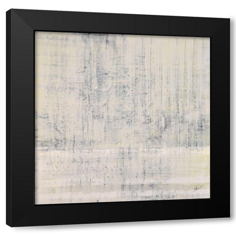 Beyond Words Black Modern Wood Framed Art Print by Shanti, Shima