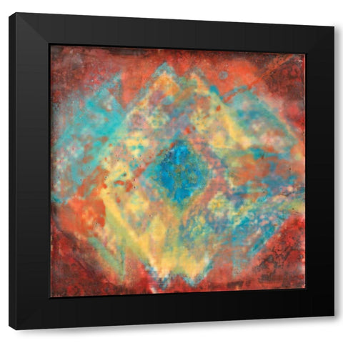 Ancient Wisdom Petite I Black Modern Wood Framed Art Print by Shanti, Shima