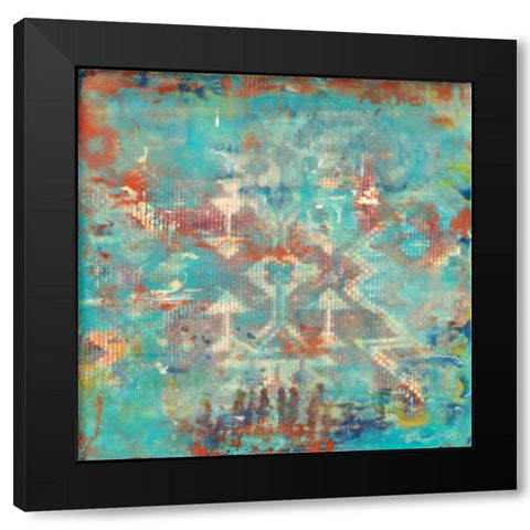 Ancient Wisdom Petite II Black Modern Wood Framed Art Print by Shanti, Shima