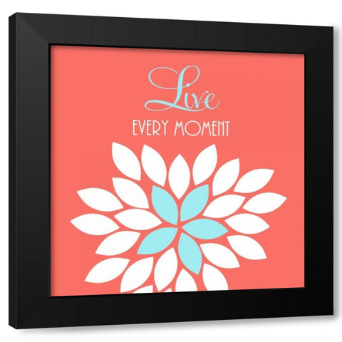 Love Black Modern Wood Framed Art Print with Double Matting by Robinson, Tamara