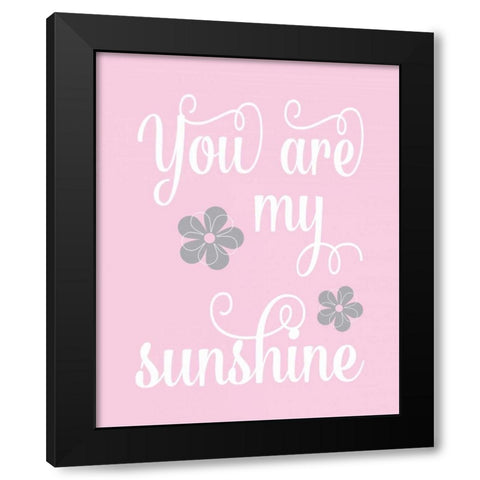 Sunshine I Black Modern Wood Framed Art Print with Double Matting by Robinson, Tamara