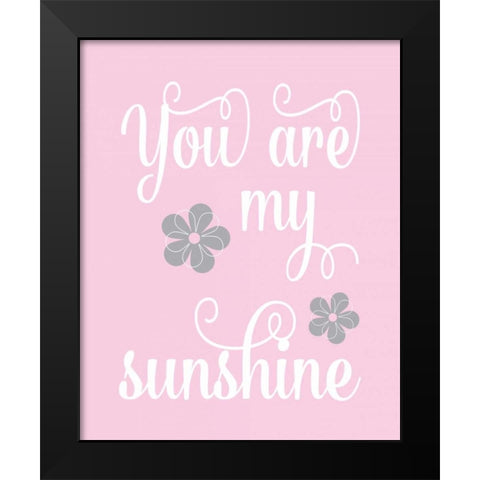 Sunshine I Black Modern Wood Framed Art Print by Robinson, Tamara