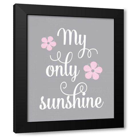Sunshine II Black Modern Wood Framed Art Print with Double Matting by Robinson, Tamara