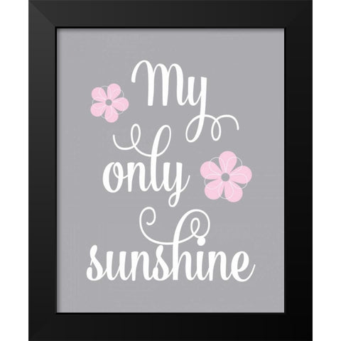 Sunshine II Black Modern Wood Framed Art Print by Robinson, Tamara