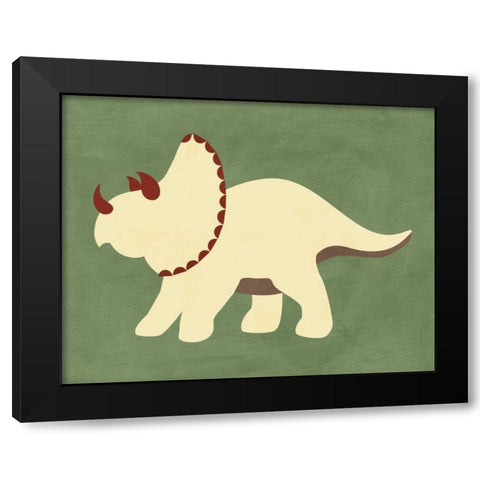 Dino IV Black Modern Wood Framed Art Print by Robinson, Tamara