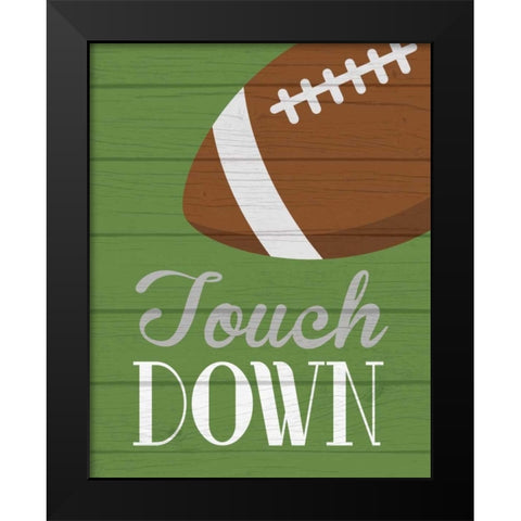Touchdown Black Modern Wood Framed Art Print by Robinson, Tamara