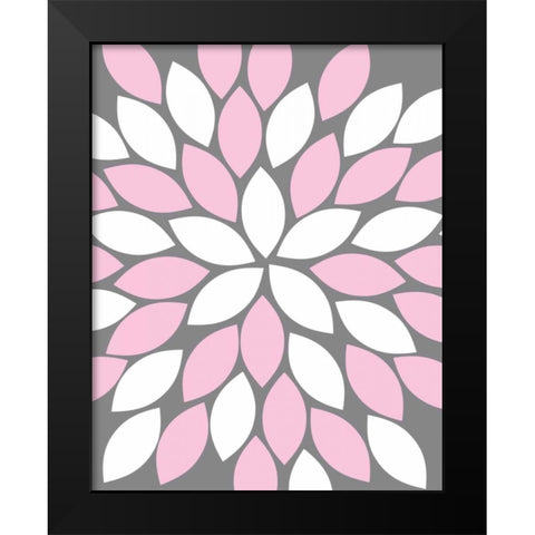 Black Modern Wood Framed Art Print by Robinson, Tamara