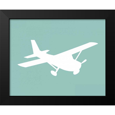 Airplane IV Black Modern Wood Framed Art Print by Robinson, Tamara