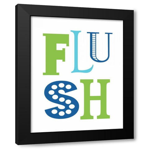 Nautical Flush Black Modern Wood Framed Art Print with Double Matting by Robinson, Tamara